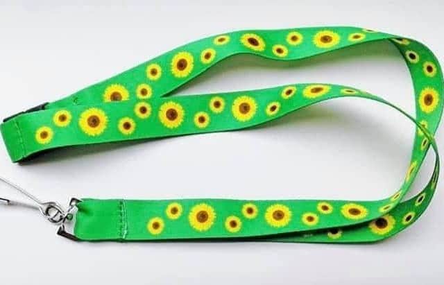 The sunflower lanyard is for people with hidden disabilities