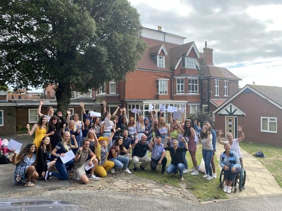 Roedean Moira House students and staff celebrate GCSE results day
