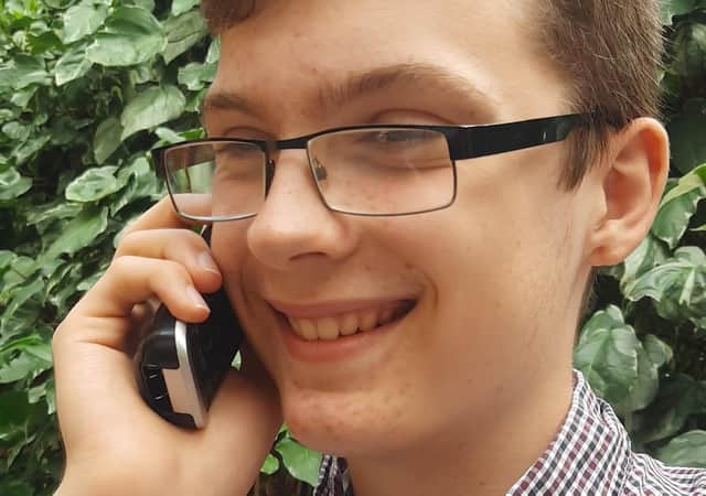 Henry Grantham-Smith spoke about his outstanding GCSE results at Seaford College over the phone due to self isolating SUS-200820-175607001