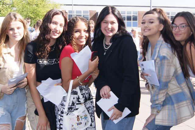 Felpham Community College students celebrate their GCSE results
