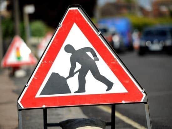 Roadworks are causing delays this morning