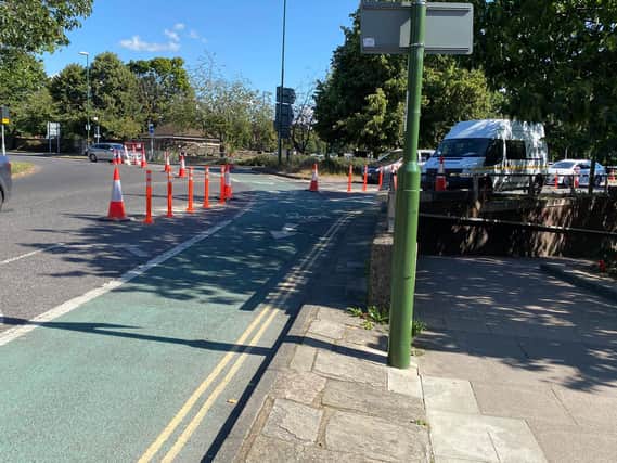 'Traffic wants' along Oaklands Way and up to the Northgate gyratory