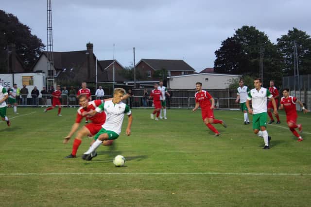 The Rocks attack Horndean / Picture: Martin Denyer