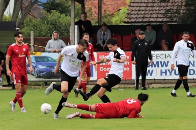 Final action between Pagham and Worthing / Picture: Roger Smith