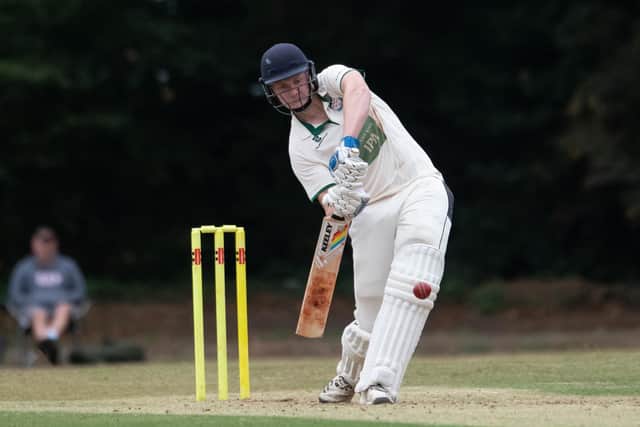 Sam Cooper in action for Three Bridges against Brighton. Picture by James Western