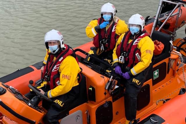 RNLI Rye Harbour training in the river. Picture supplied by KT Bruce