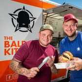 Social media stars, The Bald Builders, AKA Sam Hughes from Bognor Regis and Brad Hanson from Littlehampton, launch their very own food truck, The Bald Kitchen. Picture: Scott Ramsey
