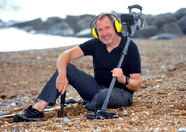Mark Crane on the beach in Shoreham