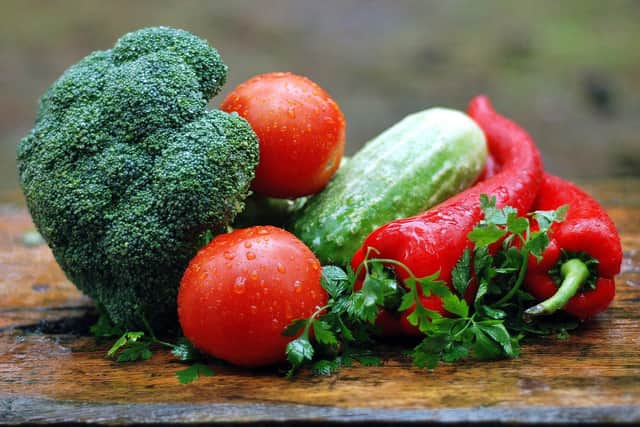 Vegetables stock image