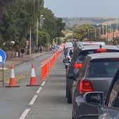 Herald readers have shared their frustration about the traffic caused by the new 'covid' cycle lanes being installed on Broadwater Road in Worthing