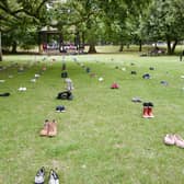 The shoes at Hotham Park