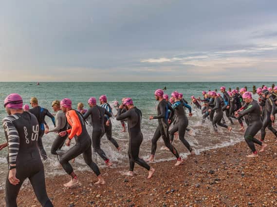 Action from the 2017 Eastbourne triathlon / Picture: Graham Huntley