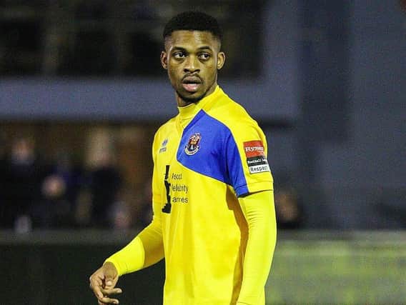 Kieran Monlouis is Horsham's latest addition - he is pictured here during a spell with AFC Sudbury