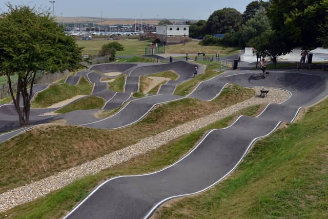 Newhaven skatepark and pumptrack. Picture: Peter Cripps