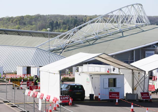 The testing facility at the Amex