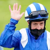 Jim Crowley takes the plaudits after his 2,000th win, achieved at Goodwood on Sunday / Picture: Alan Crowhurst, Getty