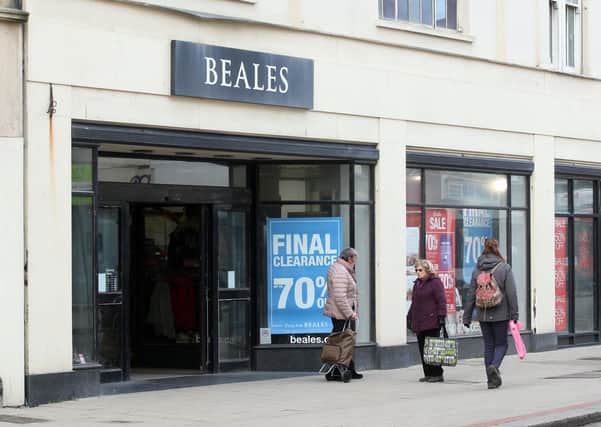 Beales before it closed earlier this year. Photo by Derek Martin