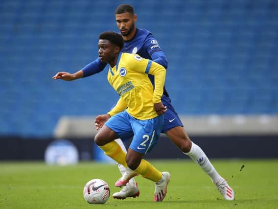 Brighton's Tariq Lamptey is set to feature in the final pre-season friendly against West Brom this Saturday at the Amex