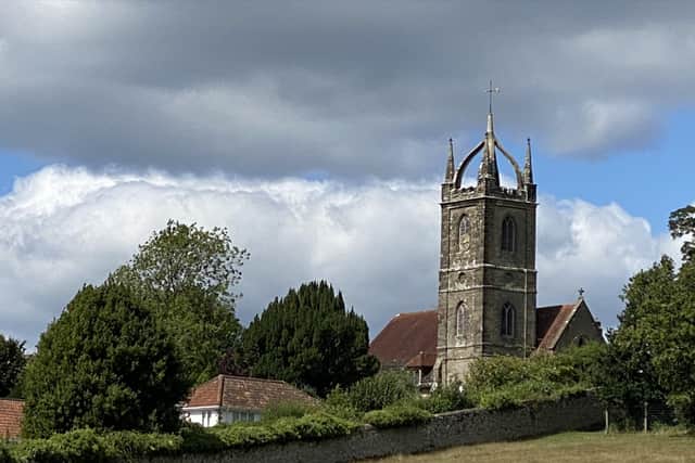 The original church of All Hallows dates back to the 12th century