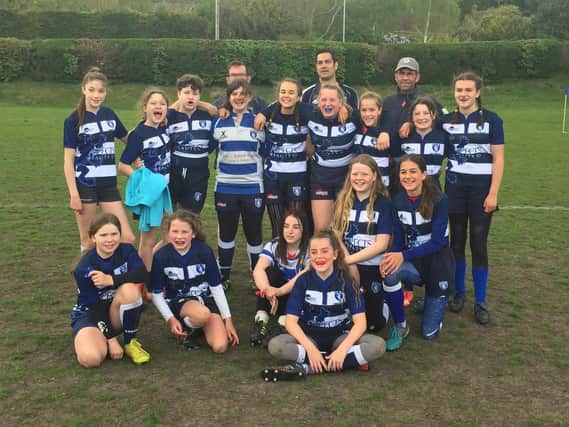 The Lewes rugby Lionesses