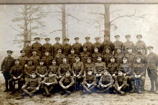 Can you recognise anyone in this photo of the 2nd Royal Sussex Regiment?
