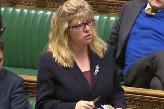 Maria Caulfield MP in the House of Commons