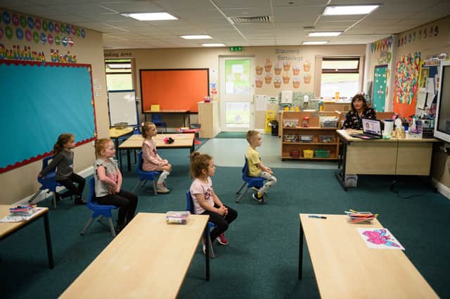 Schools ready to welcome youngsters back into the classroom (Photo by OLI SCARFF/AFP via Getty Images)