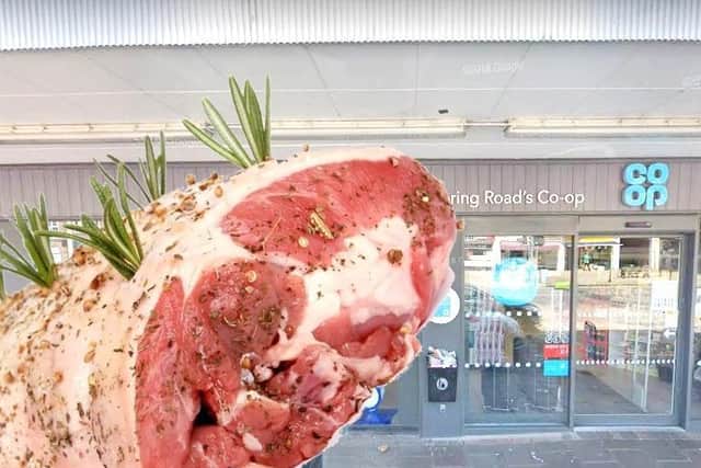 A customer of the Co-op store in Goring wanted to raise awareness of the issue of meat thefts after missing out on a joint for his tea. Picture: Google