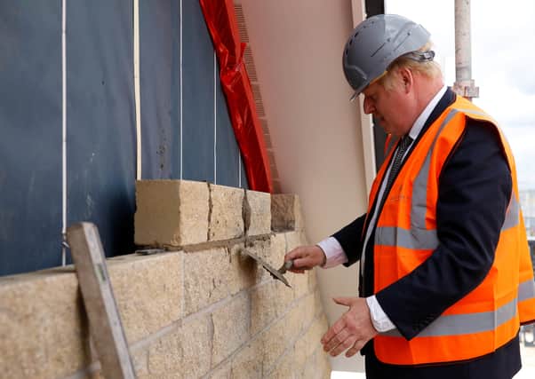 The Prime Minister announced what are described as 'once in a generation' planning reforms in a bid to accelerate the construction of new homes. (Photo by Phil Noble - WPA Pool/Getty Images) SUS-201008-151447001