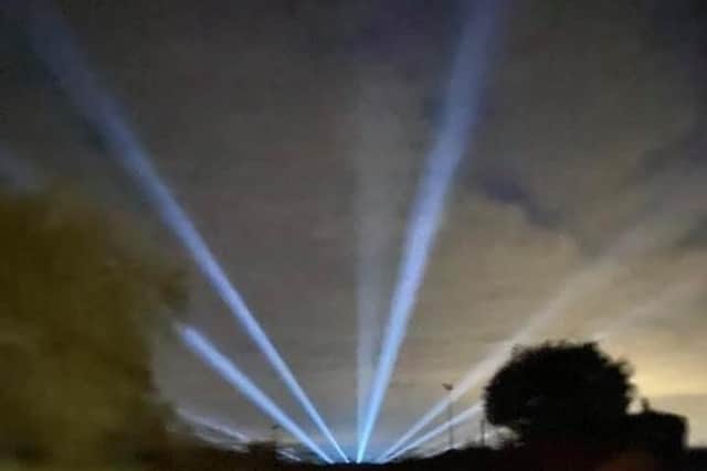 Strange lights spotted coming from Dunsfold Aerodrome. Photo: Nicole Wright