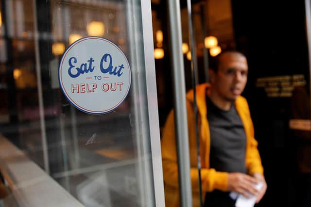 The Government's Eat Out to Help Out scheme has now wound up (Photo by Tolga AKMEN / AFP) (Photo by TOLGA AKMEN/AFP via Getty Images) SUS-200709-123833001