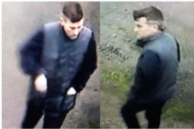 Police want to speak to this man in connection with a burglary in East Guldeford, near Rye