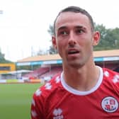 Sam Ashford scored on his competitive debut for Crawley Town