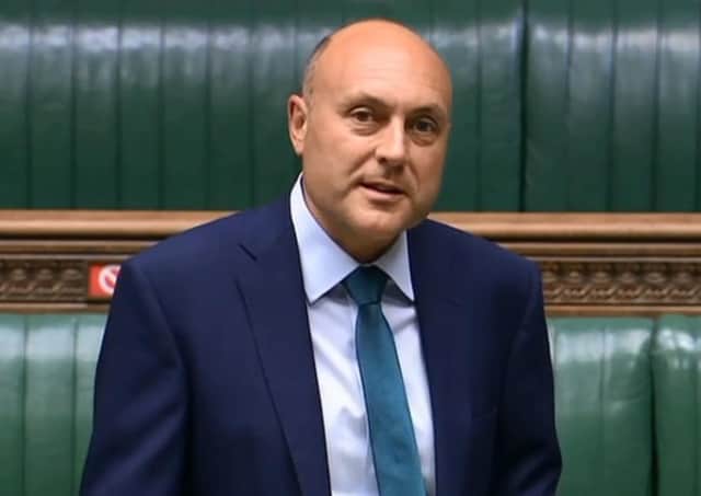 Arundel and South Downs MP Andrew Griffith speaking in the Commons on Monday night