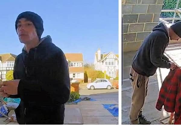 Michael Stonestreet was caught on CCTV - images from Sussex Police SUS-200909-094720001