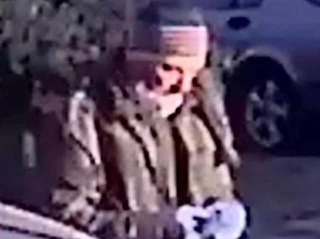 Police want to speak to this man in connection with an armed robbery in Shoreham. Photo: Sussex Police