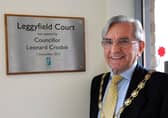 Leonard Crosbie pictured as chairman of HDC in 2012
