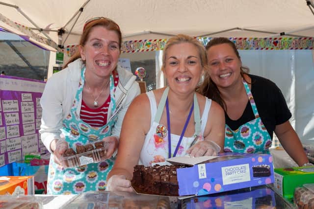 The Free Cakes for Kids team at last years' Littlehampton Town Show and Family Fun Day