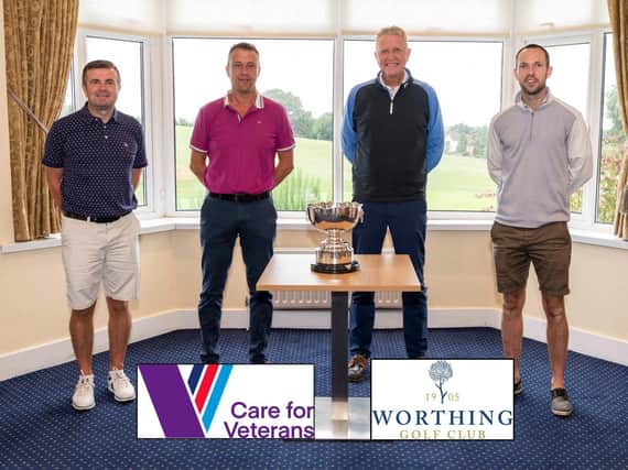 The winners of the am-am at Worthing GC