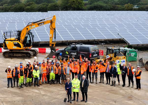 The solar farm at Tangmere opened five years ago