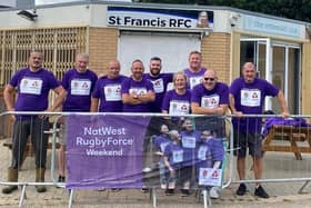 The rugby force volunteers at St Francis RFC