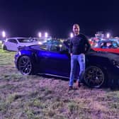 Senior reporter Sam Dixon-French at the drive-in Top Gear filming