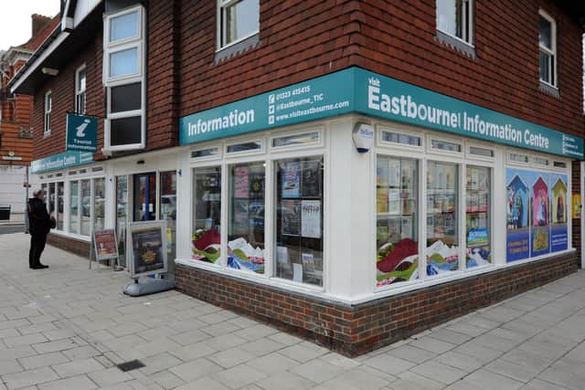 Eastbourne Tourist Information Centre (Photo by Jon Rigby) SUS-201203-093250008
