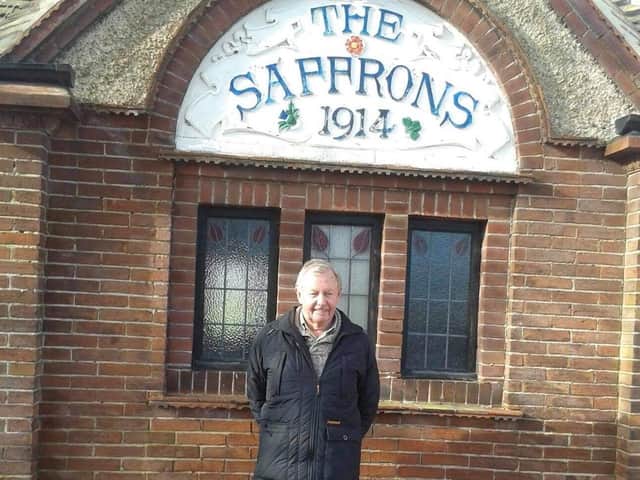 Barry King at the Saffrons
