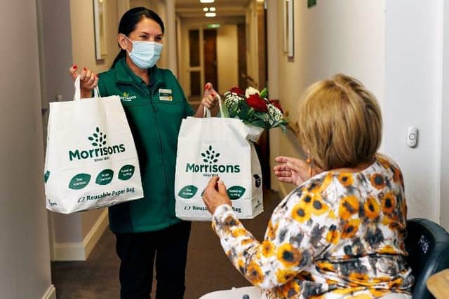 Morrisons is offering a next-day doorstep delivery service
