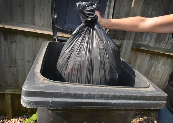 General black bag rubbish is collected weekly in Eastbourne, but many authorities have moved to a fortnightly system