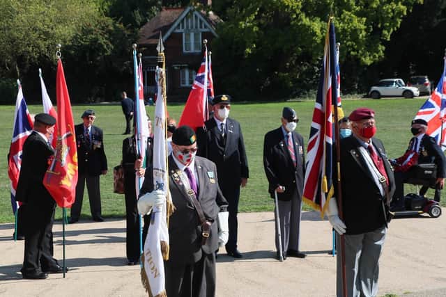 Battle of Britain Commemoration in Alexandra Park. Photo by Roberts Photographic. SUS-200914-084933001