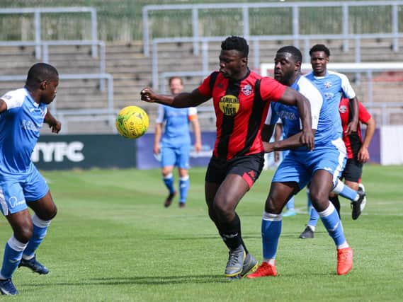 Lewes in pre-season action at home to Tonbridge / Picture: James Boyes