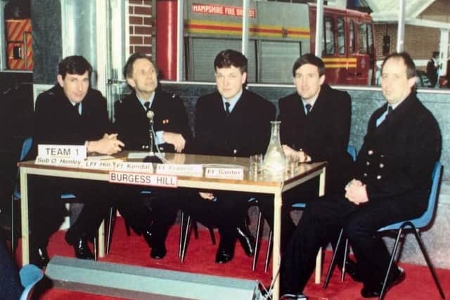 Ivor Henley has been an active member of the West Sussex Fire quiz team, winning the regionals in 1979, 86, 91 and 93. SUS-200917-122359001