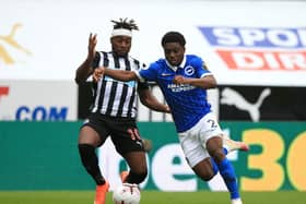 Brighton's Tariq Lamptey proved too much for the Newcastle defence